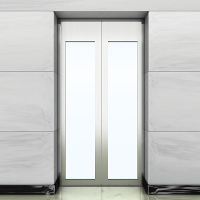 Laminated Tempered Glass Landing Door For Observation Elevator Ts M30