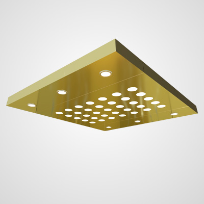 Titanium Gold Integrated Elevator Ceiling Rd 02
