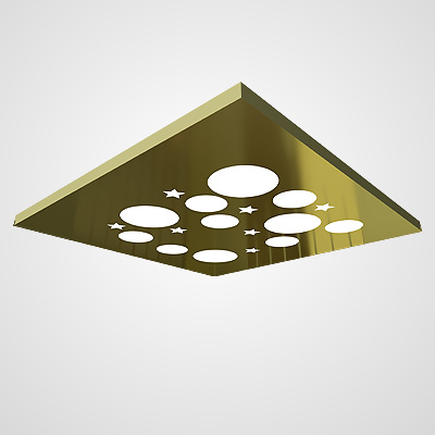 Titanium Gold Split Type Elevator Cabin Roof Rd 03