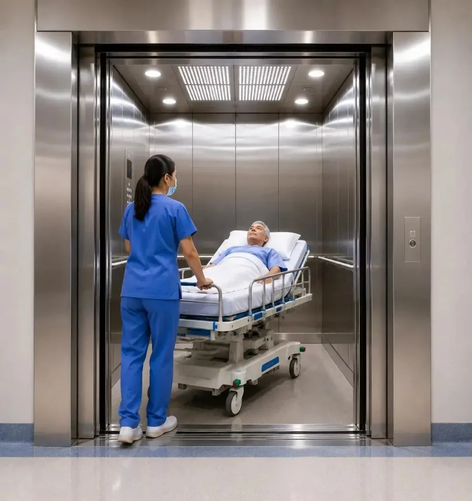 Gurney Elevator Size2